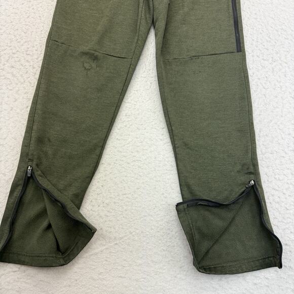 AND1 Pants Mens Small S Green Ankle Zip Basketball Running Drawstring Athletic - Picture 5 of 8